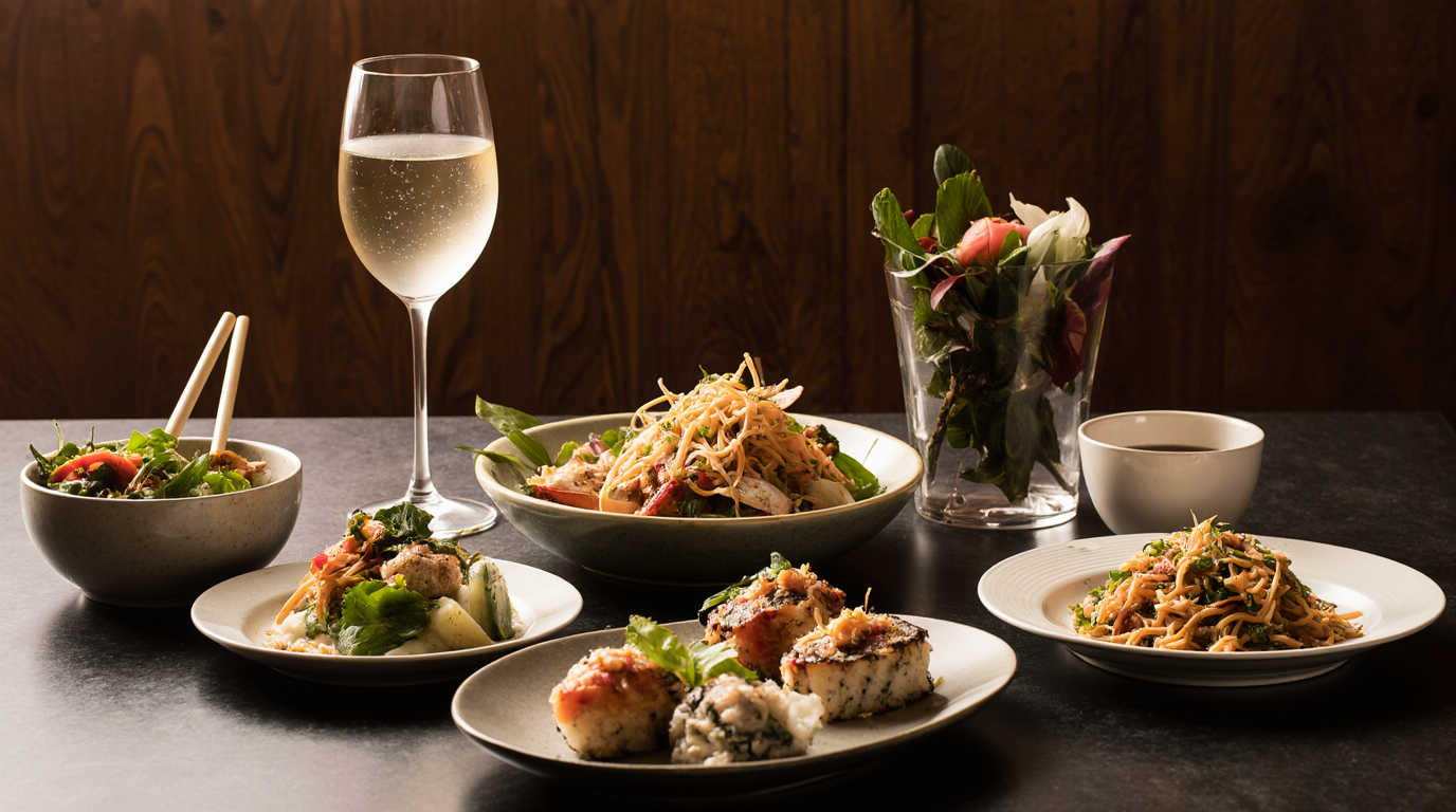 Riesling zu asiatischer Küche